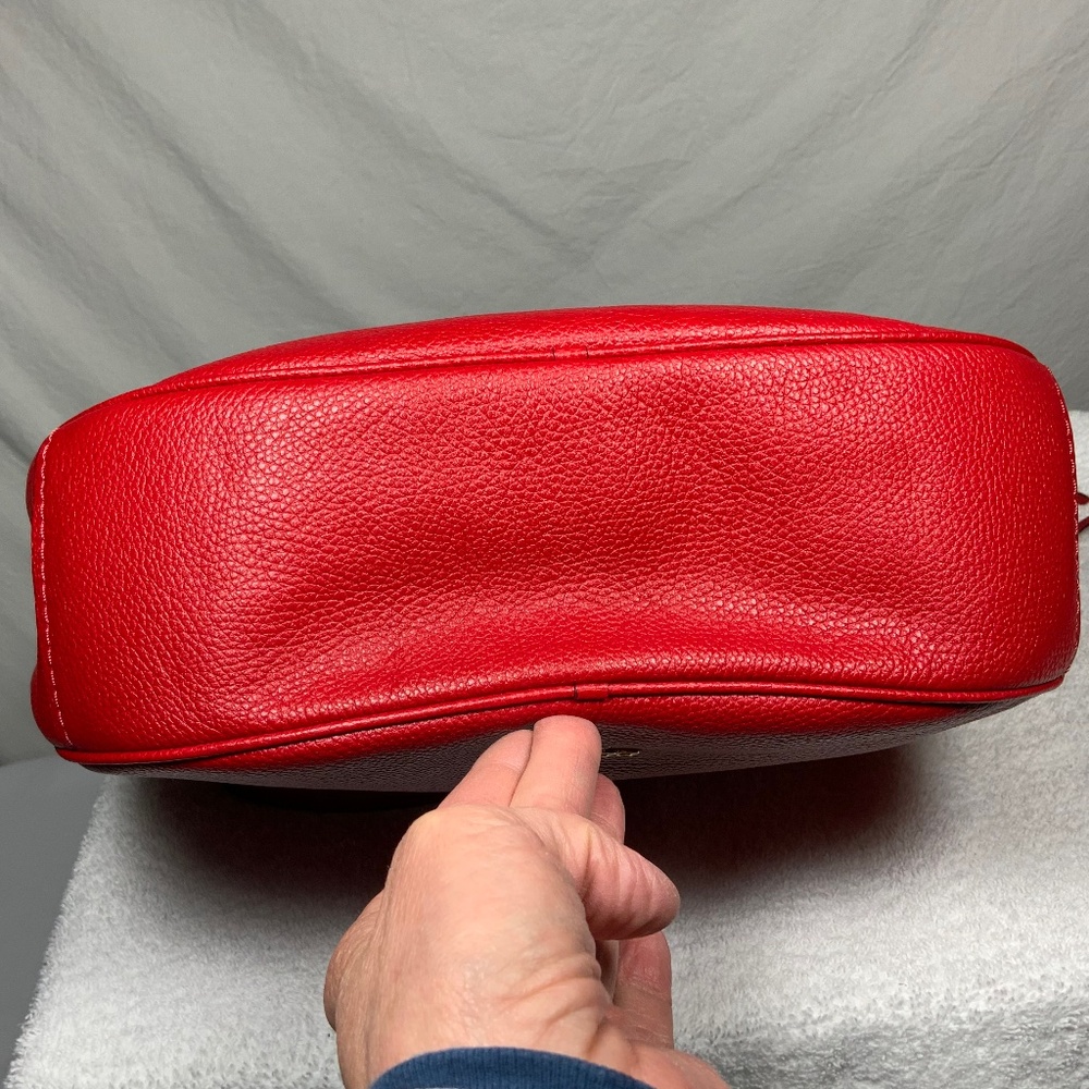 NWT - Coach Jasper Red Leather Shoulder Bag - 35593 - Picture 8 of 16